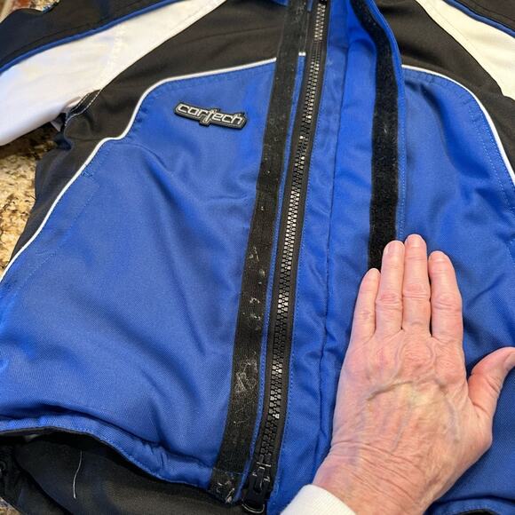 Cortech Youth Small Journey 2.0 Snowmobile Jacket in Blue & Black - Picture 5 of 15